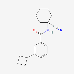 N-(1-Cyanocyclohexyl)-3-cyclobutylbenzamide