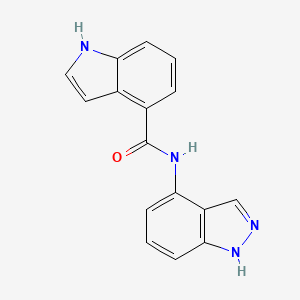 N-(1H-indazol-4-yl)-1H-indole-4-carboxamide
