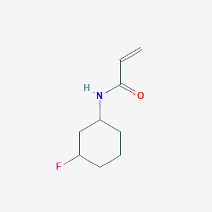 molecular formula C9H14FNO B2973382 N-(3-Fluorocyclohexyl)prop-2-enamide CAS No. 2224535-97-9