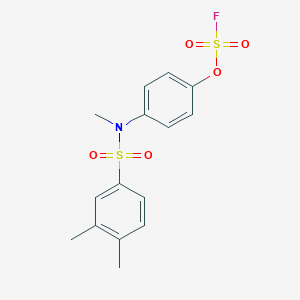4-[(4-Fluorosulfonyloxyphenyl)-methylsulfamoyl]-1,2-dimethylbenzene