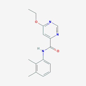 molecular formula C15H17N3O2 B2973393 N-(2,3-dimethylphenyl)-6-ethoxypyrimidine-4-carboxamide CAS No. 2034227-19-3