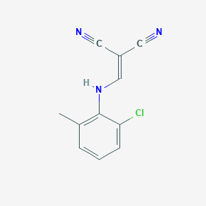 (((2-Chloro-6-methylphenyl)amino)methylene)methane-1,1-dicarbonitrile