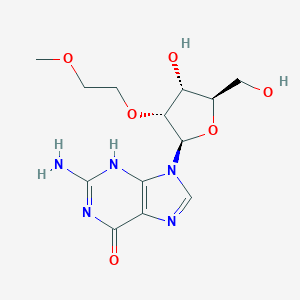 molecular formula C13H19N5O6 B029734 2'-O-(2-甲氧基乙基)鸟苷 CAS No. 473278-54-5