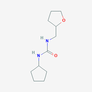 1-Cyclopentyl-3-[(oxolan-2-yl)methyl]urea