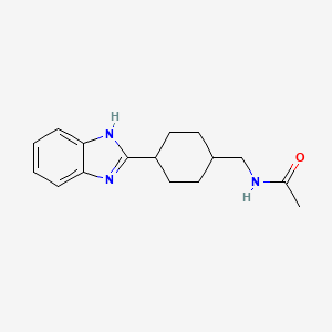N-((4-(1H-benzo[d]imidazol-2-yl)cyclohexyl)methyl)acetamide
