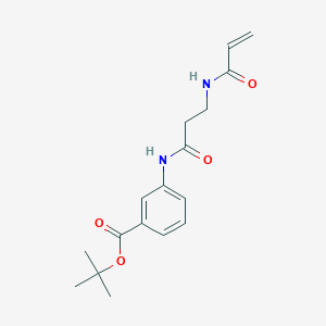 Tert-butyl 3-[3-(prop-2-enoylamino)propanoylamino]benzoate
