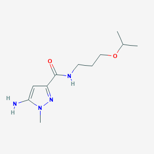 5-amino-N-(3-isopropoxypropyl)-1-methyl-1H-pyrazole-3-carboxamide