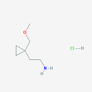 2-[1-(Methoxymethyl)cyclopropyl]ethan-1-amine hydrochloride