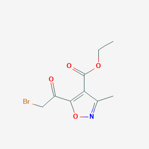 Ethyl 5-(2-bromoacetyl)-3-methylisoxazole-4-carboxylate