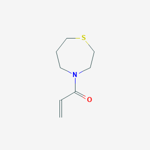 molecular formula C8H13NOS B2973543 1-(1,4-Thiazepan-4-yl)prop-2-en-1-one CAS No. 1249118-97-5