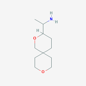B2973662 1-(2,9-Dioxaspiro[5.5]undecan-3-yl)ethanamine CAS No. 2248278-39-7