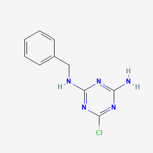 N-benzyl-6-chloro-1,3,5-triazine-2,4-diamine