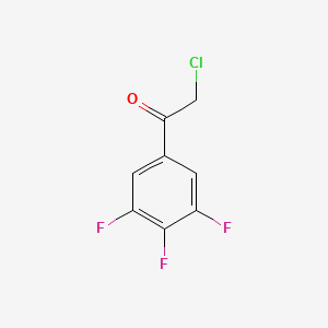 molecular formula C8H4ClF3O B2973762 2-Chloro-1-(3,4,5-trifluorophenyl)ethanone CAS No. 1000180-69-7