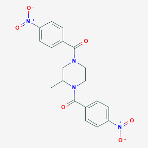 2-Methyl-1,4-bis(4-nitrobenzoyl)piperazine