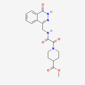 Methyl 1-(oxo{[(4-oxo-3,4-dihydrophthalazin-1-yl)methyl]amino}acetyl)piperidine-4-carboxylate