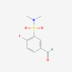 4-Fluoro-3-dimethylaminosulfonylbenzaldehyde