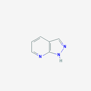 molecular formula C6H5N3 B029739 1H-pyrazolo[3,4-b]pyridine CAS No. 271-73-8