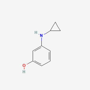 molecular formula C9H11NO B2973966 3-(Cyclopropylamino)phenol CAS No. 1694832-32-0