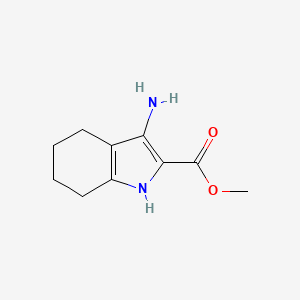 molecular formula C10H14N2O2 B2973970 Methyl 3-amino-4,5,6,7-tetrahydro-1H-indole-2-carboxylate CAS No. 2091416-58-7