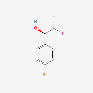 Benzenemethanol, 4-bromo-alpha-(difluoromethyl)-, (alphaR)-