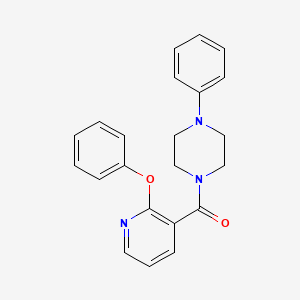 (2-Phenoxypyridin-3-yl)-(4-phenylpiperazin-1-yl)methanone