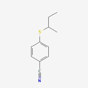 molecular formula C11H13NS B2974299 4-(Butan-2-ylsulfanyl)benzonitrile CAS No. 186368-00-3