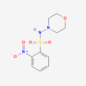 molecular formula C10H13N3O5S B2974380 N-morpholino-2-nitrobenzenesulfonamide CAS No. 866153-04-0