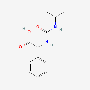B2974469 Phenyl[(propan-2-ylcarbamoyl)amino]acetic acid CAS No. 1218451-41-2