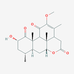 molecular formula C21H28O6 B029745 苦木内酯 I CAS No. 26121-56-2