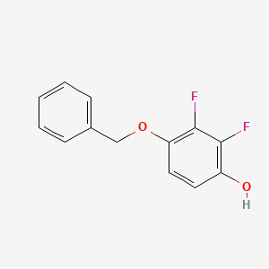 molecular formula C13H10F2O2 B2974580 4-(Benzyloxy)-2,3-difluorophenol CAS No. 271254-90-1
