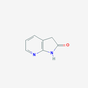 molecular formula C7H6N2O B029746 1,3-Dihydro-2H-pyrrolo[2,3-b]pyridin-2-one CAS No. 5654-97-7