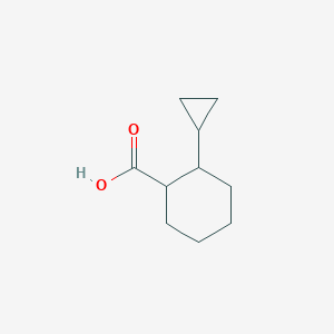 molecular formula C10H16O2 B2974611 2-Cyclopropylcyclohexane-1-carboxylic acid CAS No. 1512893-46-7