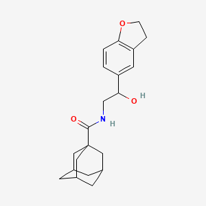 molecular formula C21H27NO3 B2974626 N-[2-(2,3-dihydro-1-benzofuran-5-yl)-2-hydroxyethyl]adamantane-1-carboxamide CAS No. 1421497-57-5