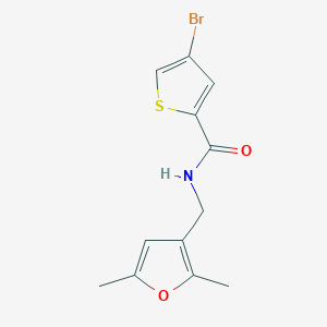 4-bromo-N-((2,5-dimethylfuran-3-yl)methyl)thiophene-2-carboxamide