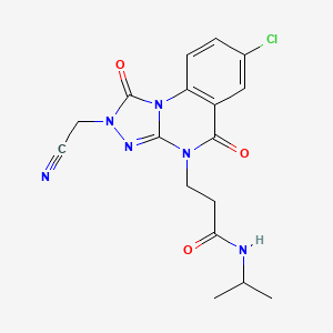 N-(3-methylbutyl)-4'-(pyrrolidin-1-ylsulfonyl)biphenyl-3-carboxamide