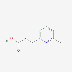 molecular formula C9H11NO2 B2974706 3-(6-Methyl-pyridin-2-YL)-propionic acid CAS No. 842971-94-2