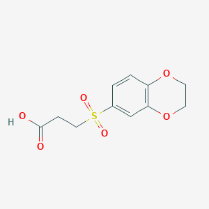 3-(2,3-Dihydro-benzo[1,4]dioxine-6-sulfonyl)-propionic acid