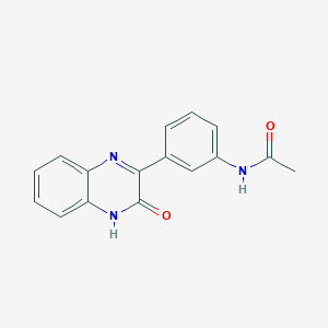 molecular formula C16H13N3O2 B2974798 N-(3-(3-hydroxyquinoxalin-2-yl)phenyl)acetamide CAS No. 1448128-01-5
