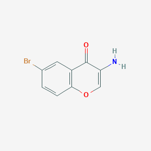 molecular formula C9H6BrNO2 B2974811 3-Amino-6-bromo-4H-chromen-4-one CAS No. 79205-32-6