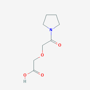 molecular formula C8H13NO4 B2974886 (2-Oxo-2-pyrrolidin-1-ylethoxy)acetic acid CAS No. 904794-76-9