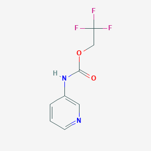 2,2,2-Trifluoroethyl pyridin-3-ylcarbamate