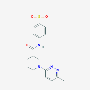 molecular formula C18H22N4O3S B2974944 N-(4-methanesulfonylphenyl)-1-(6-methylpyridazin-3-yl)piperidine-3-carboxamide CAS No. 2319809-99-7
