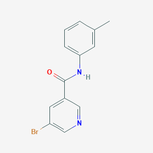 molecular formula C13H11BrN2O B2974971 5-Bromo-N-(m-tolyl)nicotinamide CAS No. 302953-18-0