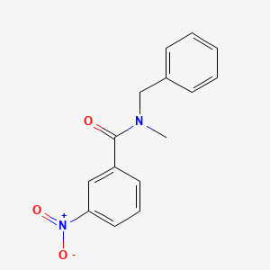 molecular formula C15H14N2O3 B2975160 N-benzyl-N-methyl-3-nitrobenzamide CAS No. 195140-22-8
