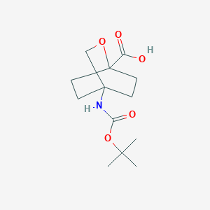 4-((tert-Butoxycarbonyl)amino)-2-oxabicyclo[2.2.2]octane-1-carboxylic acid