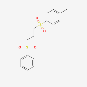 (4-Methylphenyl){3-[(4-methylphenyl)sulfonyl]propyl}dioxo-lambda~6~-sulfane