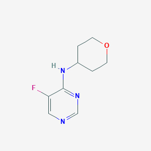 5-fluoro-N-(tetrahydro-2H-pyran-4-yl)pyrimidin-4-amine