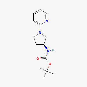 tert-Butyl N-[(3S)-1-(pyridin-2-yl)pyrrolidin-3-yl]carbamate