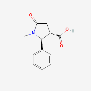 (2S)-1-Methyl-2alpha-phenyl-5-oxopyrrolidine-3beta-carboxylic acid