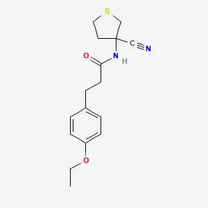 N-(3-cyanothiolan-3-yl)-3-(4-ethoxyphenyl)propanamide